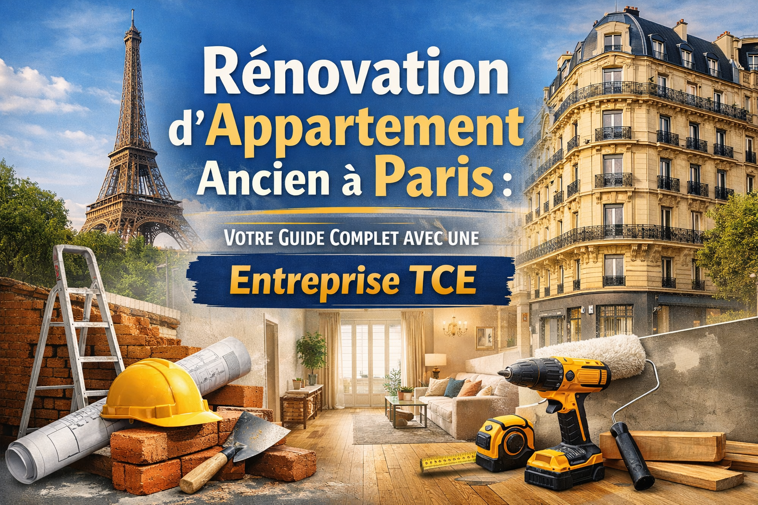 Rénovation d'Appartement Ancien à Paris : Votre Guide Complet avec une Entreprise TCE